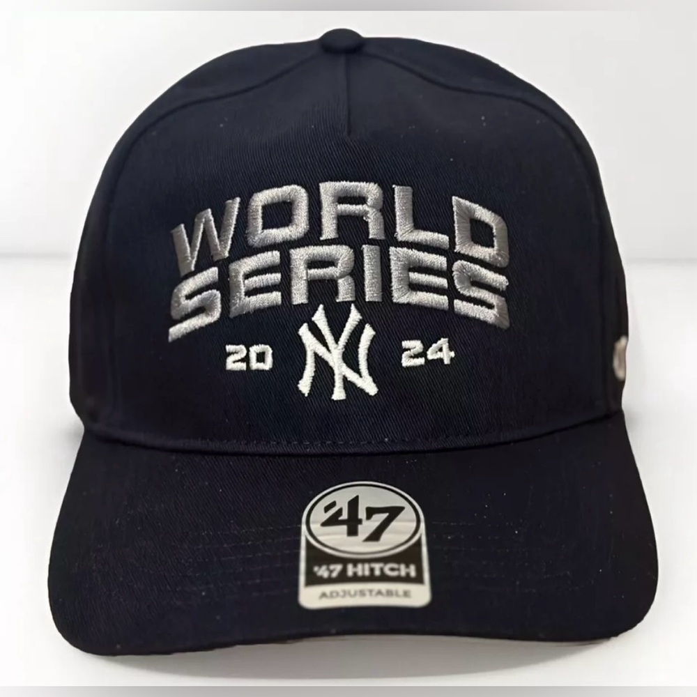NEW YANKEES OFFICIAL WORLD SERIES CAP DODGERS 47 ONE SIZE FITS ALL HAT 2024